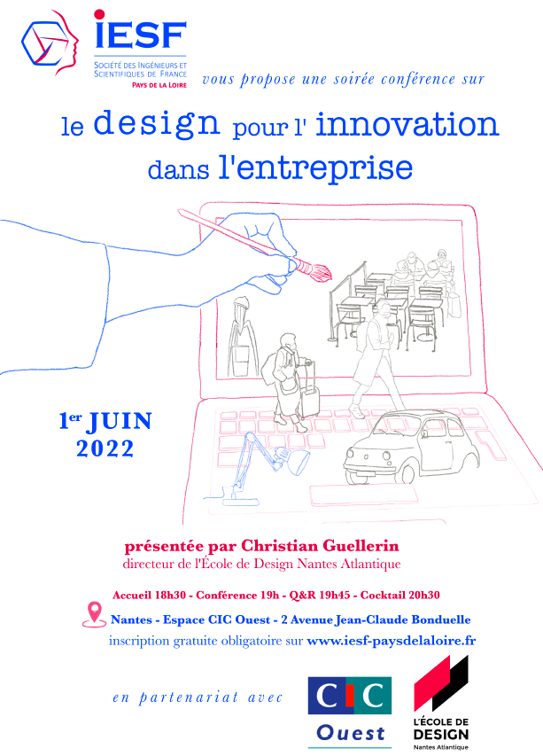 CONFERENCE IESF : le DESIGN pour INNOVER en ENTREPRISE